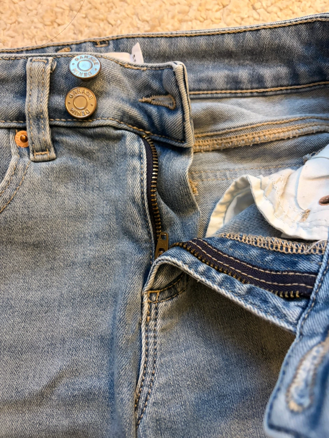 Garage Denim Women's Light Wash Flare Jeans - photo 3