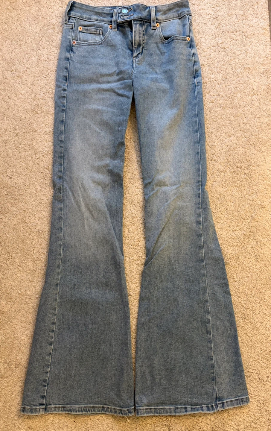 Garage Denim Women's Light Wash Flare Jeans