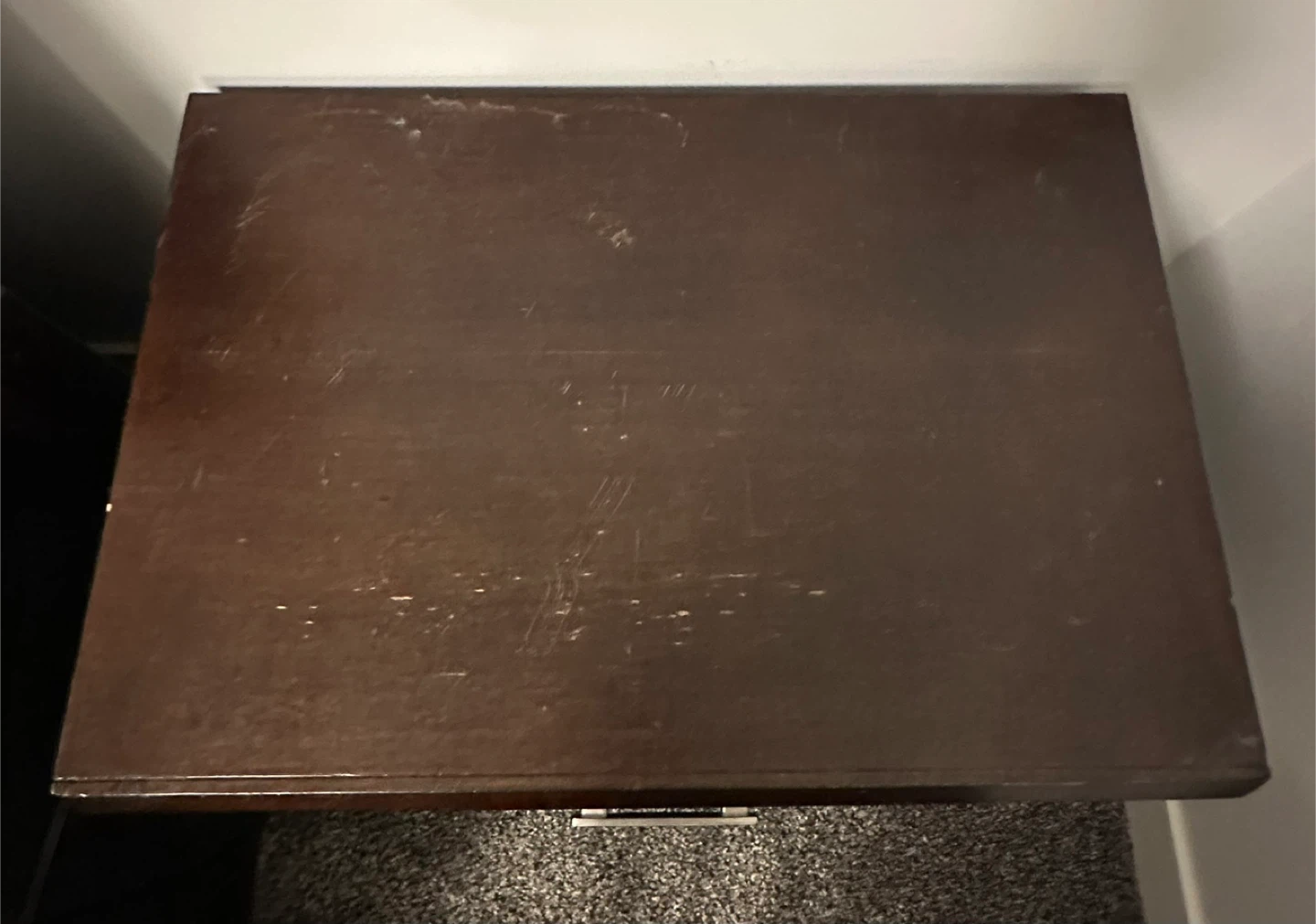 Nightstands - set of 2 dark wood - photo 3