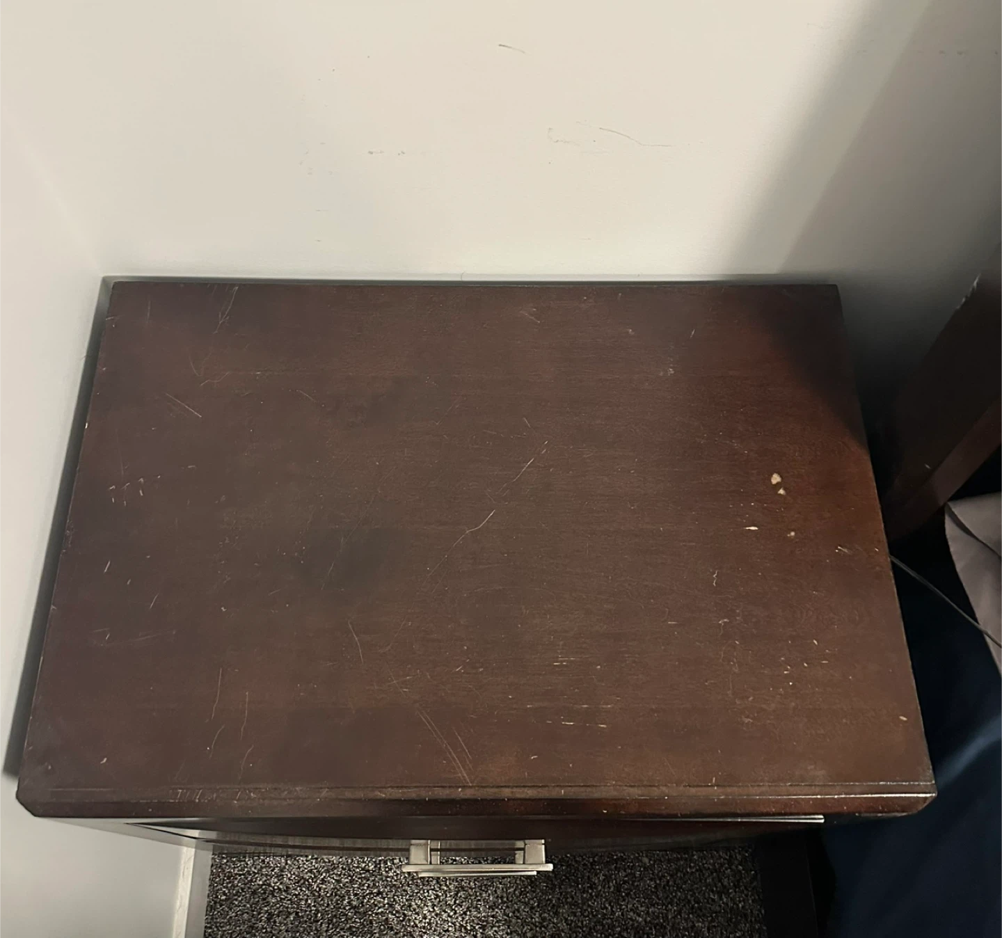 Nightstands - set of 2 dark wood - photo 4