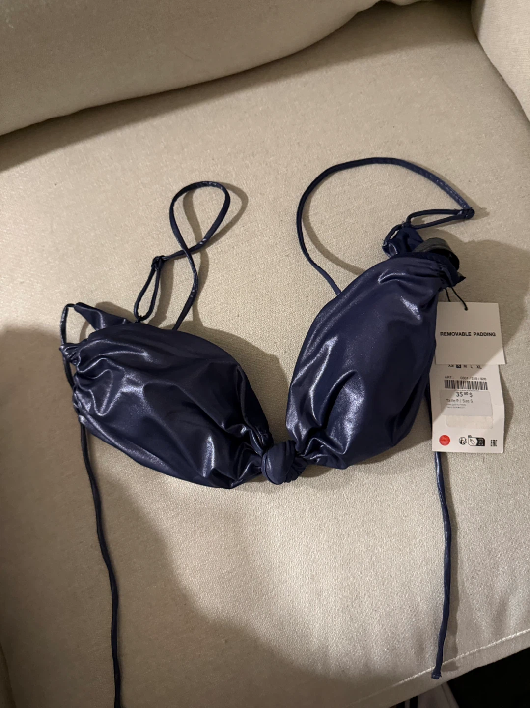 Super Cute Floral Bikini Set & Navy Swim Top - photo 3