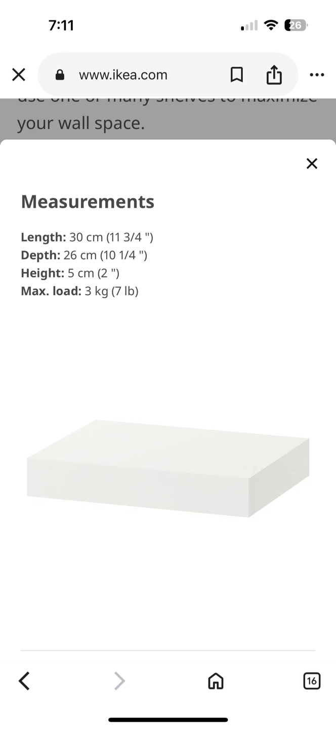 Two IKEA LACK Wall Shelf - photo 2