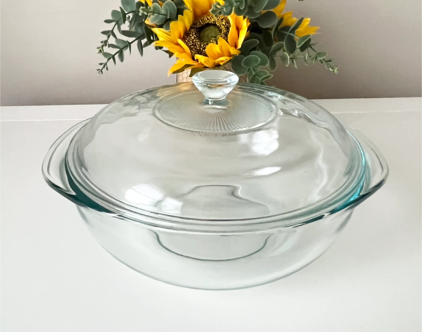 Pyrex Glass Casserole Dish with Lid