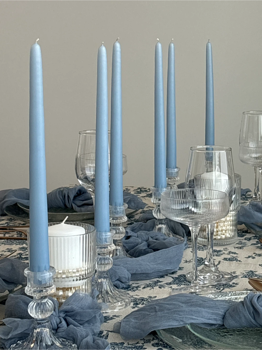 Set of 6 Ribbed Coupe Glasses - photo 2