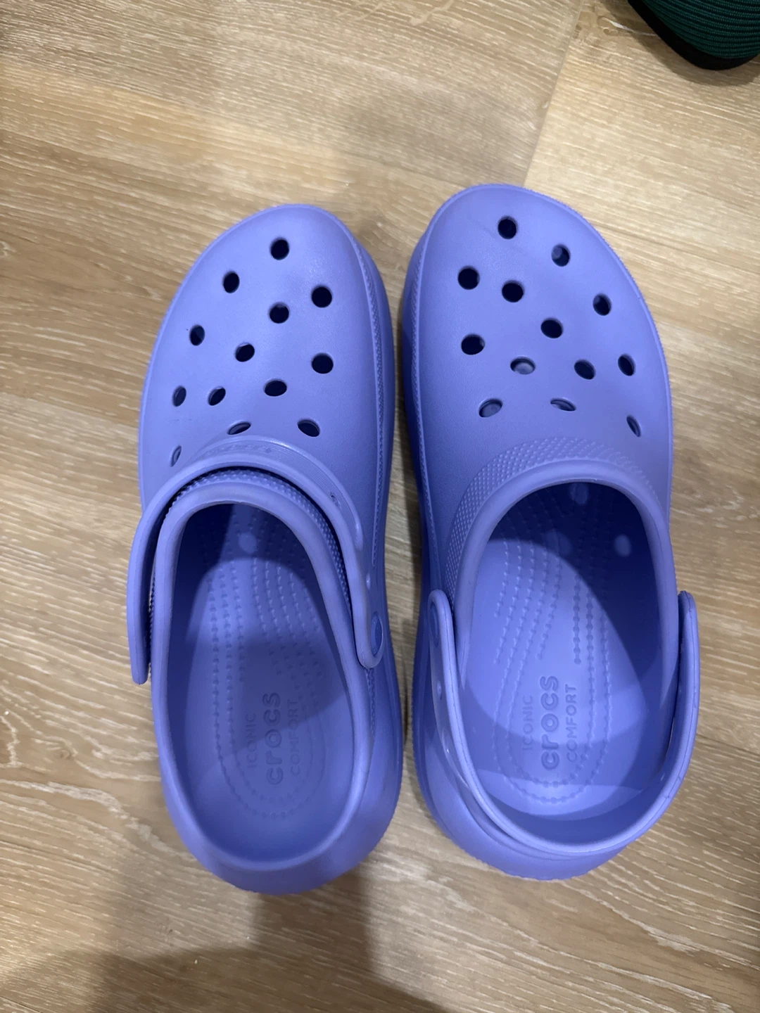 Size W9 Crocs Crush platform Clog Sandals - Lavender