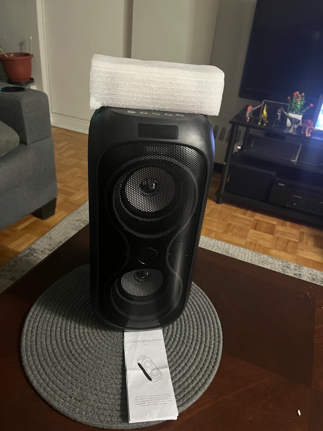 Portable Battery Speaker B20 with LED Lights - photo 4