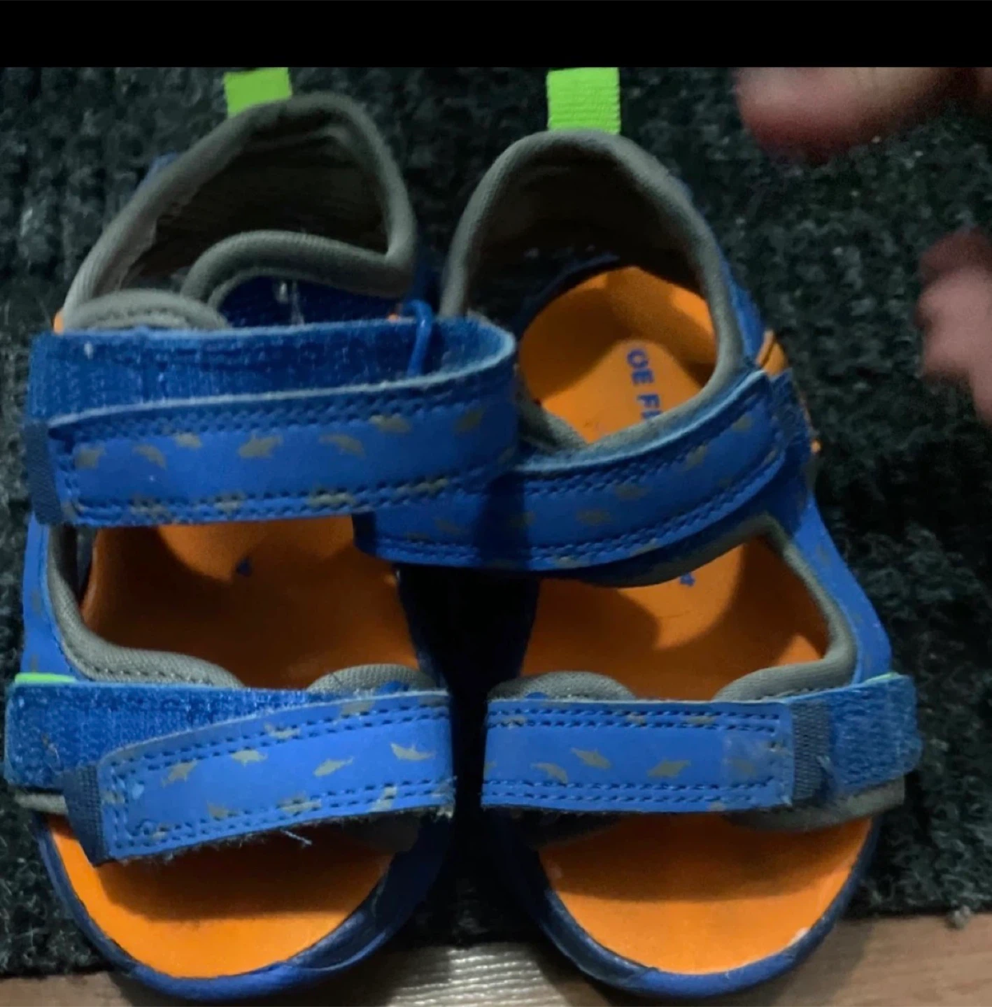 Joe Fresh Kids Blue Sandals 🥕