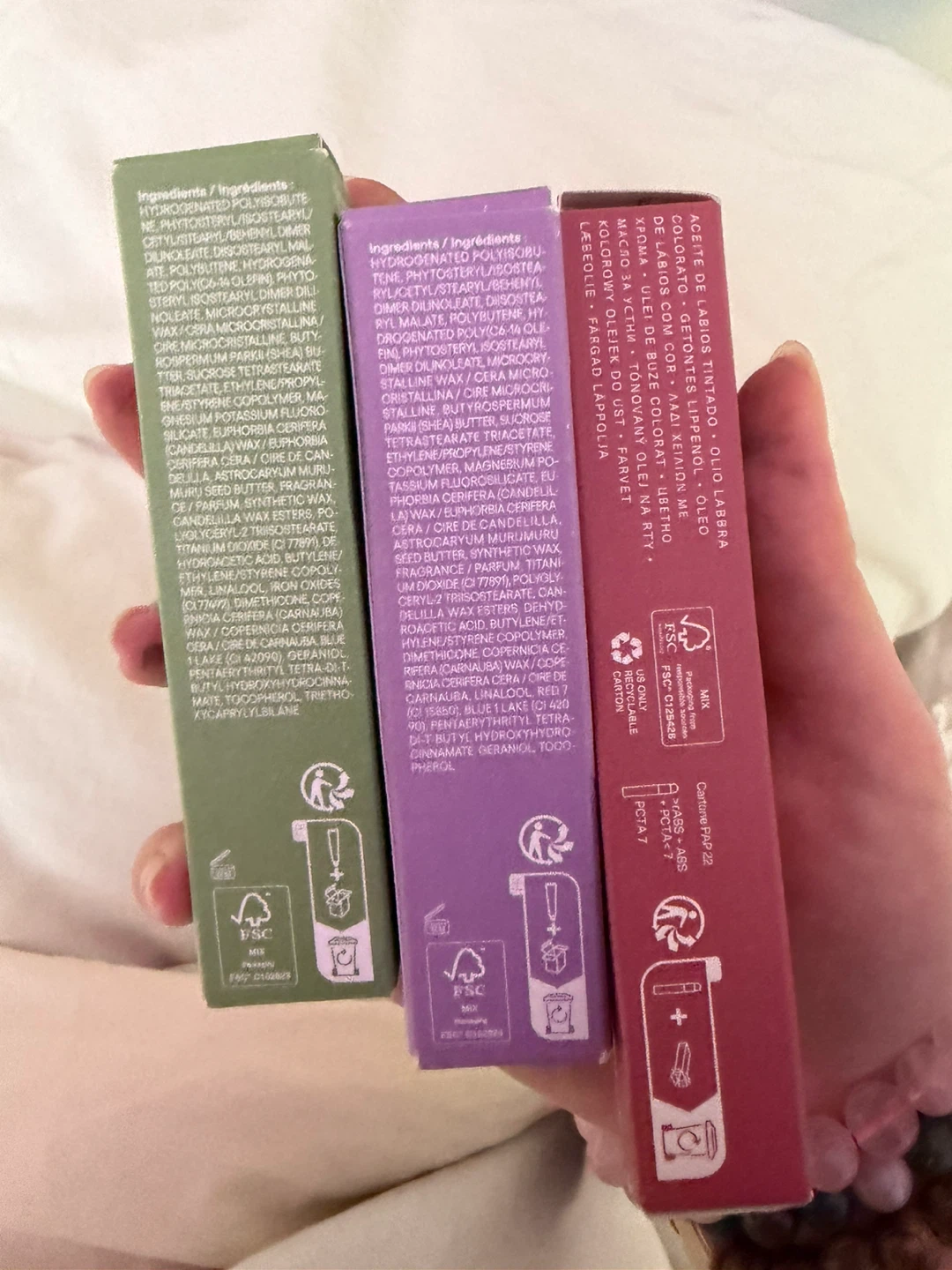 Laneige Lip Glowy Balm Set - Matcha, Taro Bubble Tea, Hope - photo 4