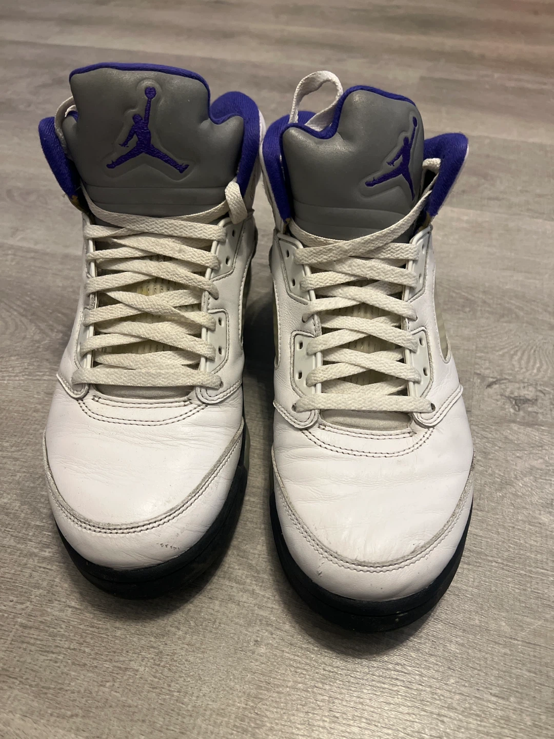 Jordan 5 Retro White Court Purple - photo 3