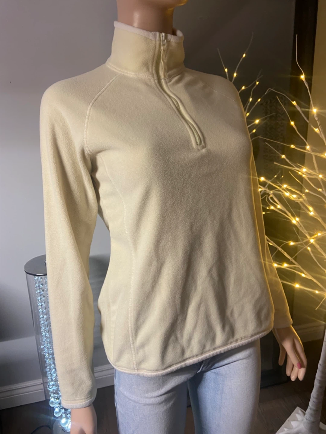 EUC Mountain Warehouse Women's Lemon Yellow Fleece Sweater 6 - photo 3