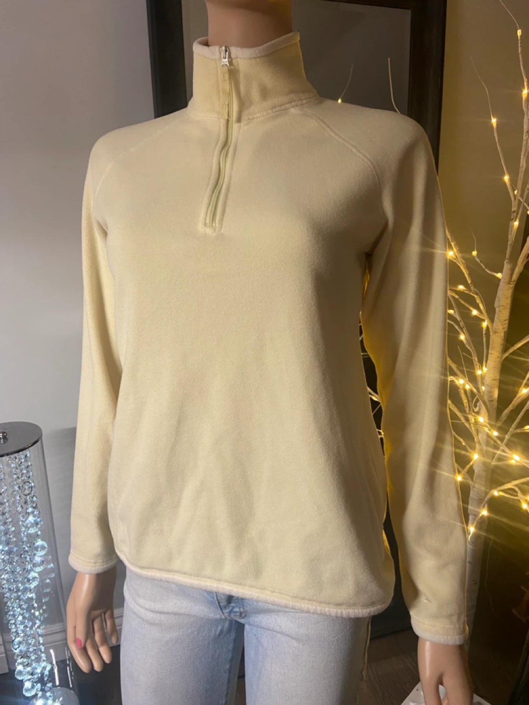 EUC Mountain Warehouse Women's Lemon Yellow Fleece Sweater 6 - photo 5