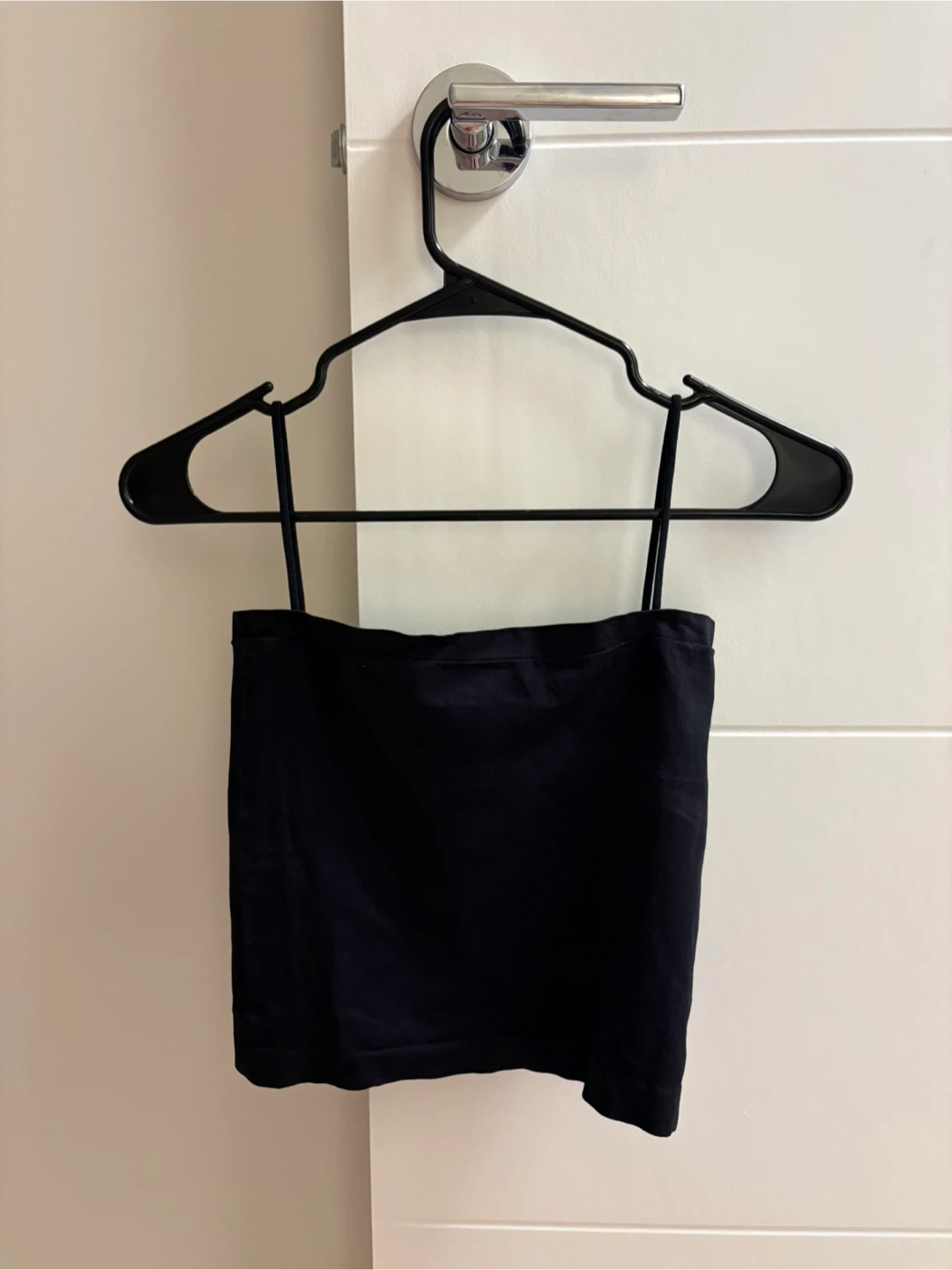 XS Brand New Black Cropped Tube Top with Straps - photo 2