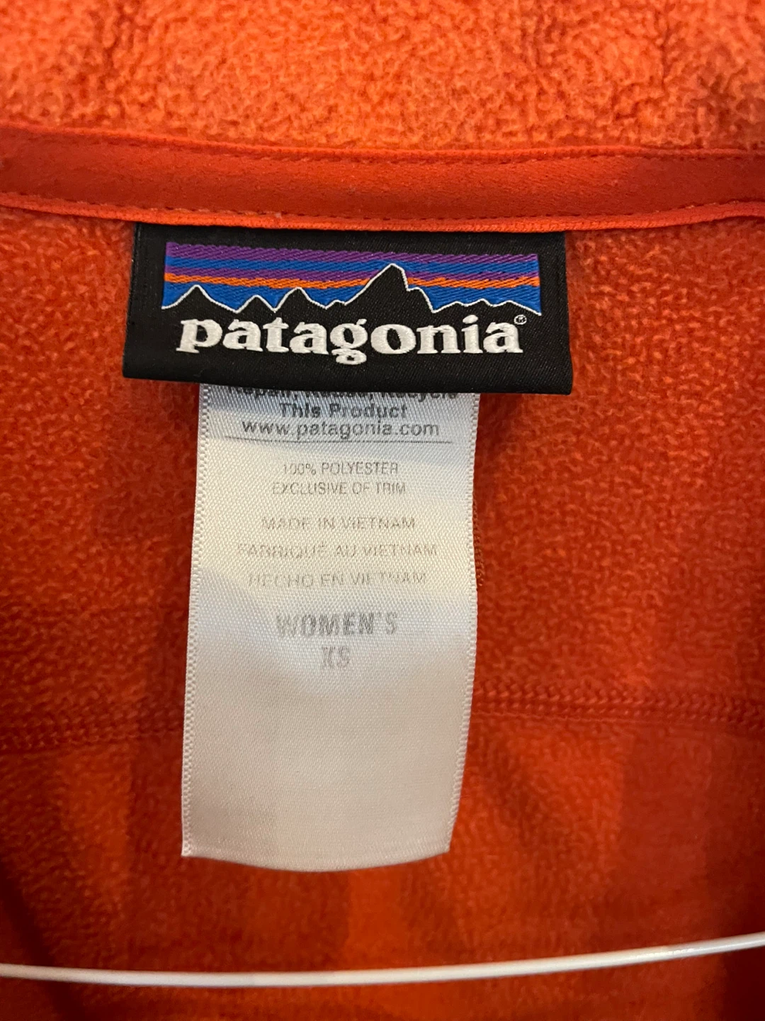 🥕Patagonia Winter Fleece Jacket - Women's XS - Orange - photo 2