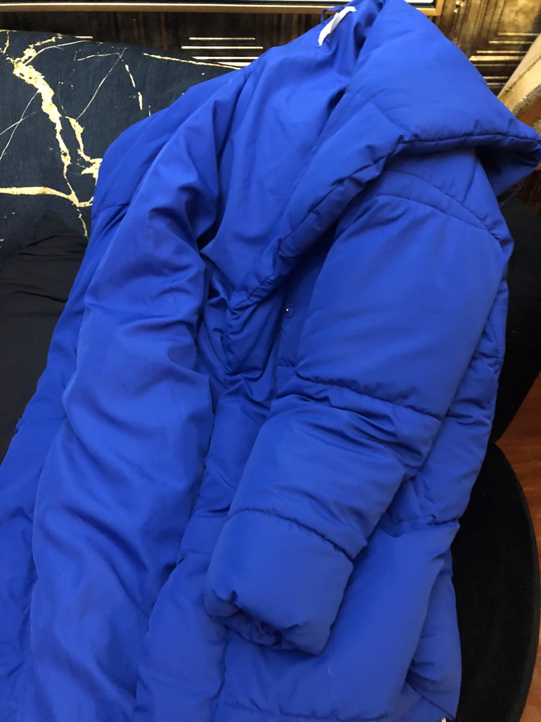 Blue Puffer coat