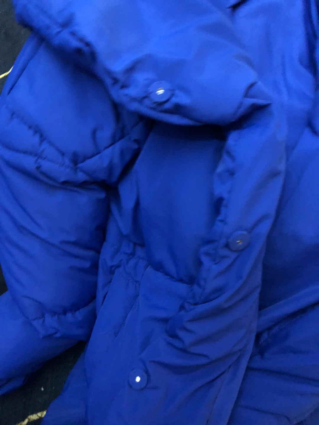 Blue Puffer coat - photo 2