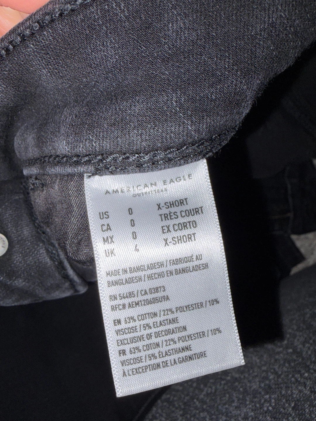 American Eagle Black X-Short Jeans - photo 3