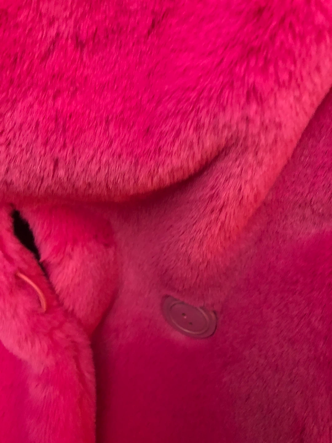 Hot Pink Faux Fur jacket - photo 3