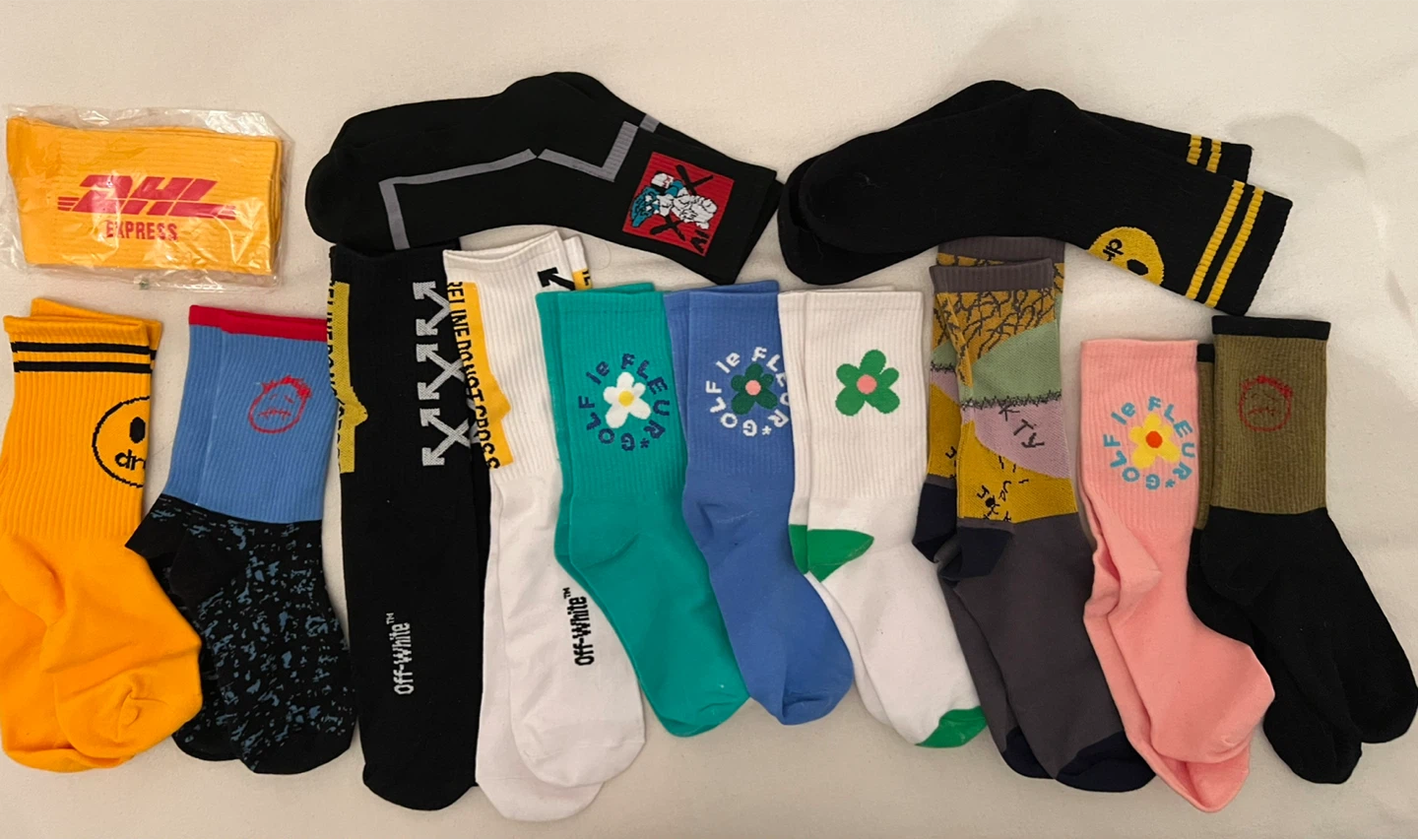 Assorted Designer Socks - Multiple Brands