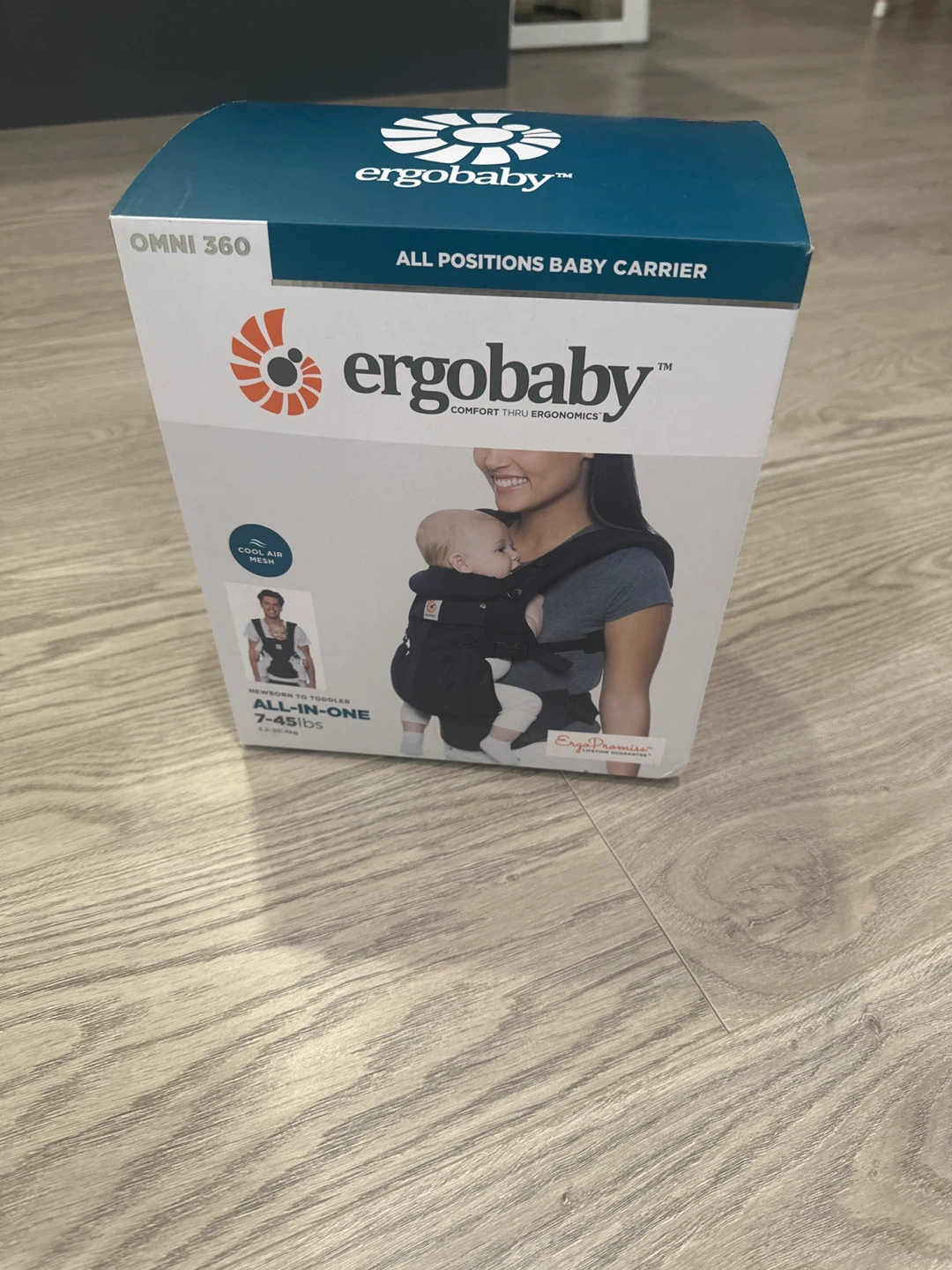 Ergobaby Omni 360 Cool Air Mesh All Positions Baby Carrier Black