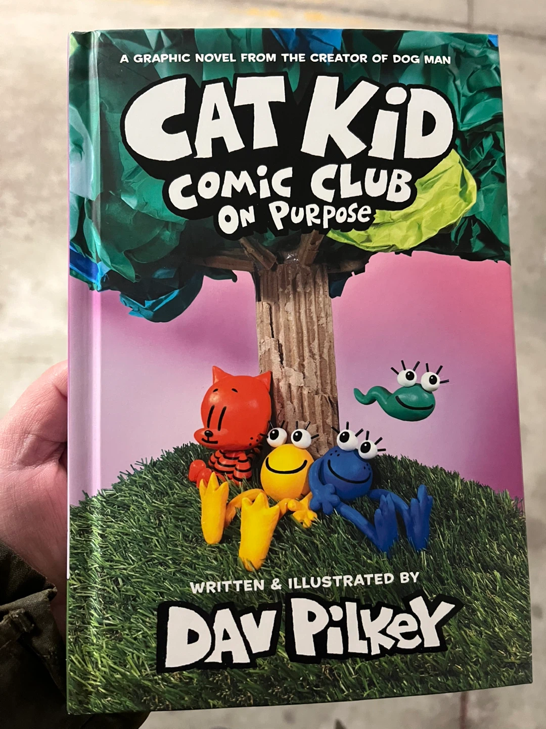 Cat Kid Comic Club On Purpose Graphic Novel by Dav Pilkey