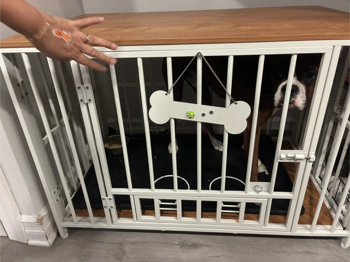Wooden Top Dog Crate - photo 2