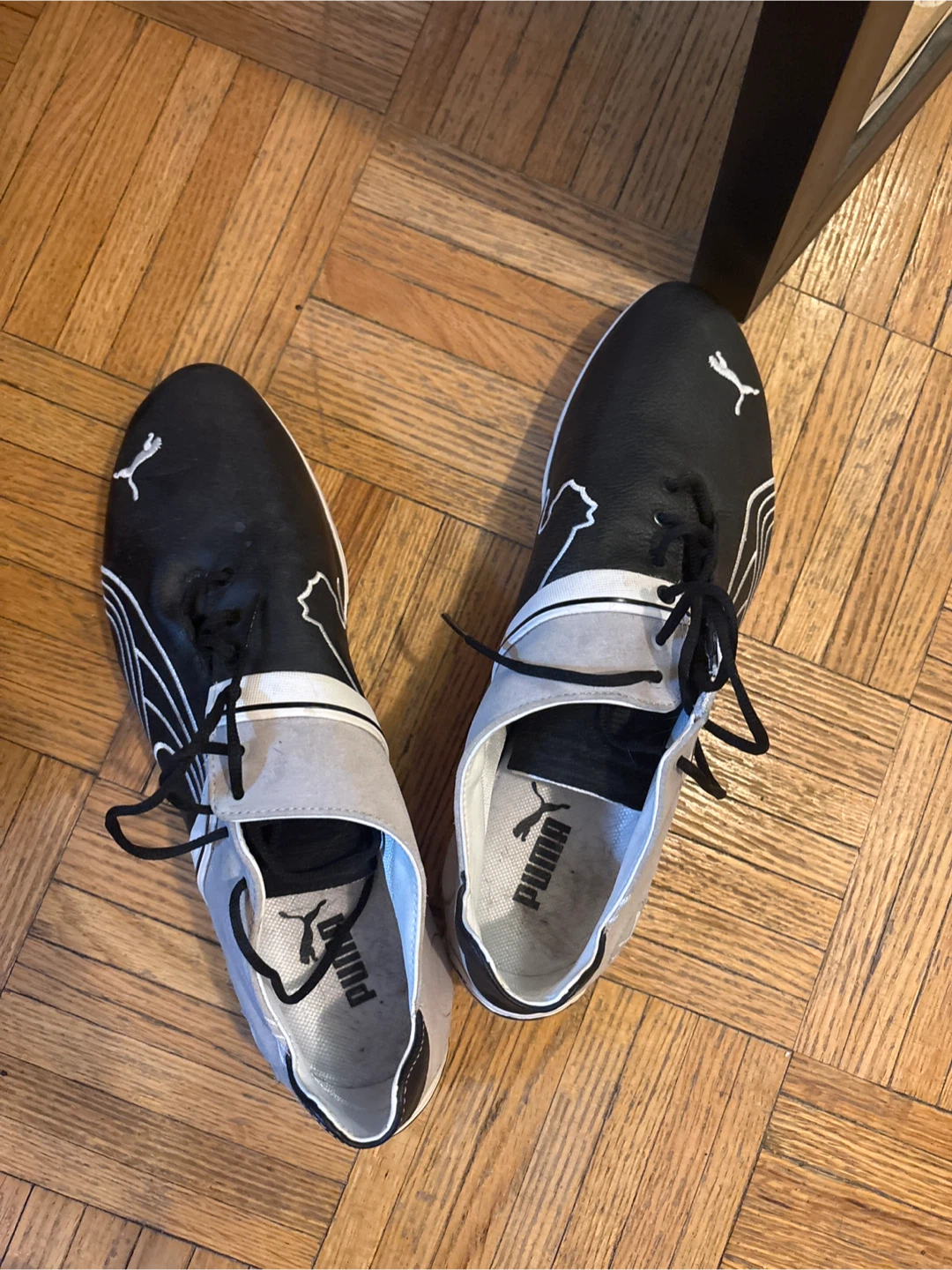Puma Black & Grey Driving Shoes
