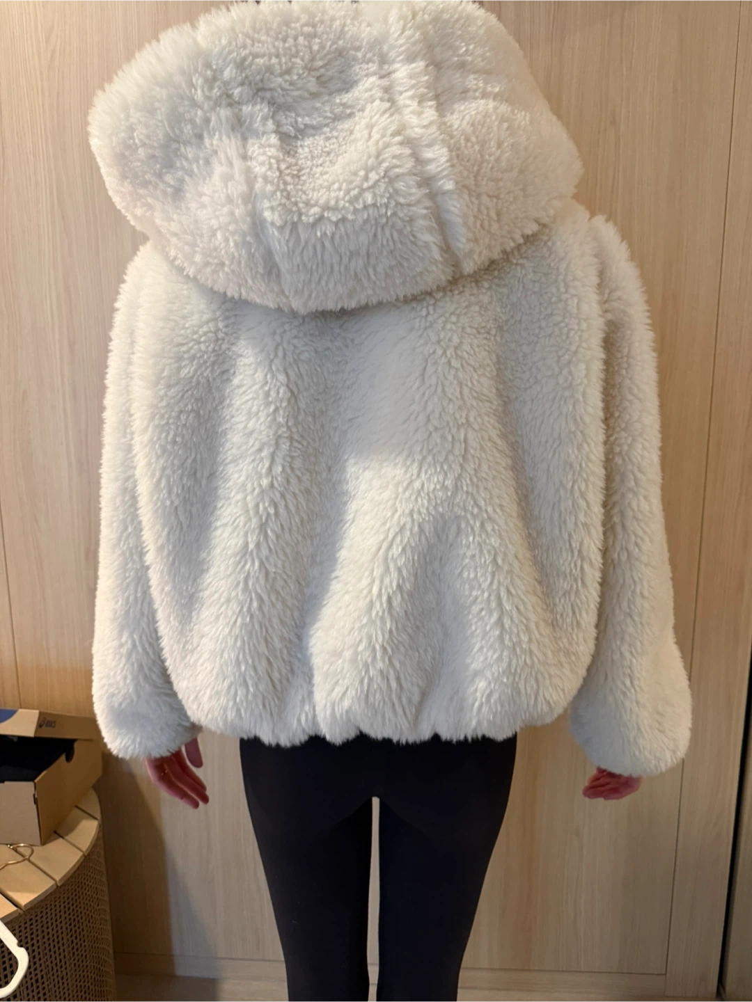 Zara brand new Cream Insulated Sherpa Jacket - photo 5