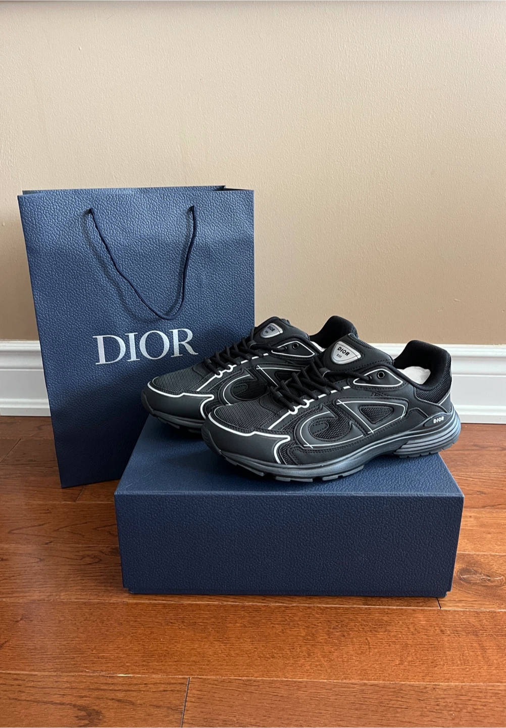 Black Dior B30 Shoes - Size EU 44/ US 10 (BRAND NEW)