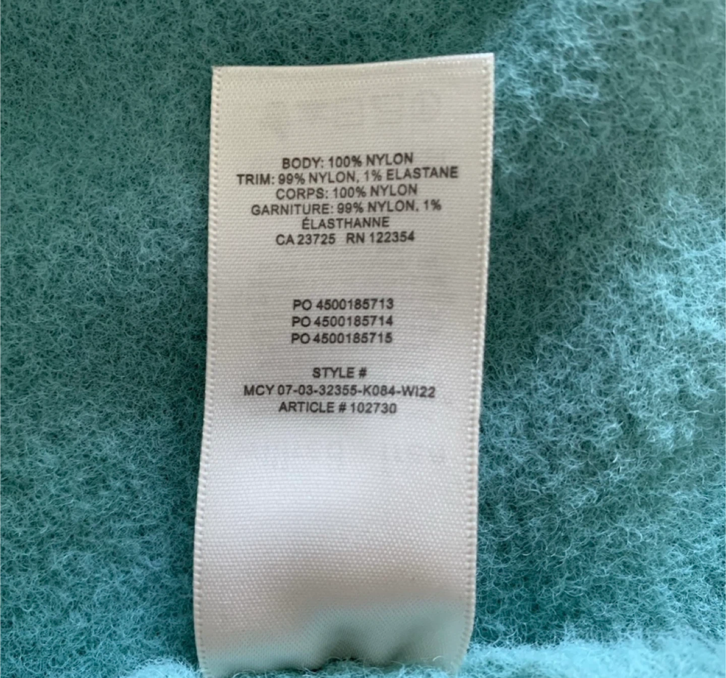 Wilfred Free Teal V-Neck Sweater - Size M - photo 4