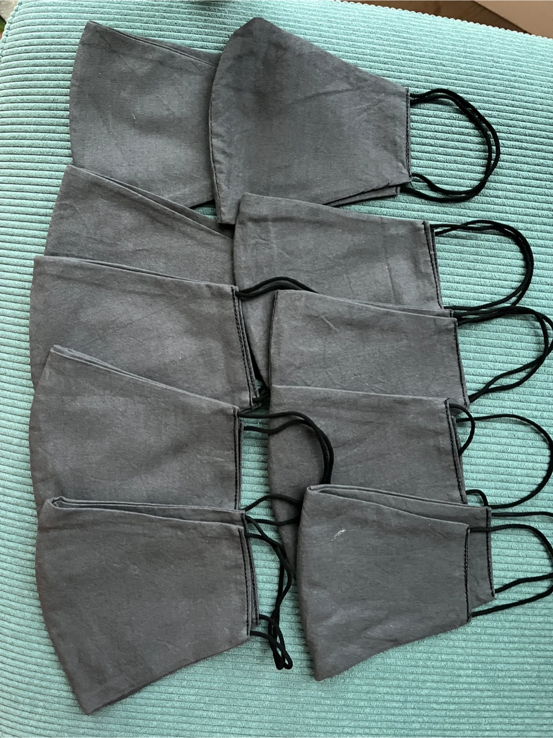 🏆 FREE Pack of 10 Grey Cloth Face Masks