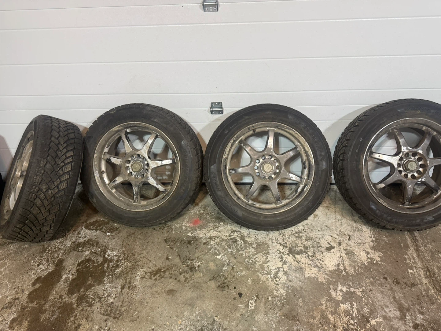 Winter HD617 Tires on Rims - 225/55R17