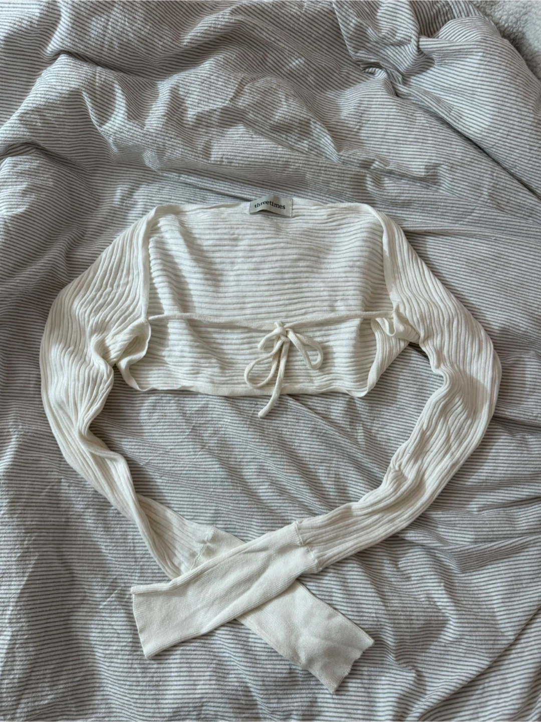 Three Times Bolero Shrug Top