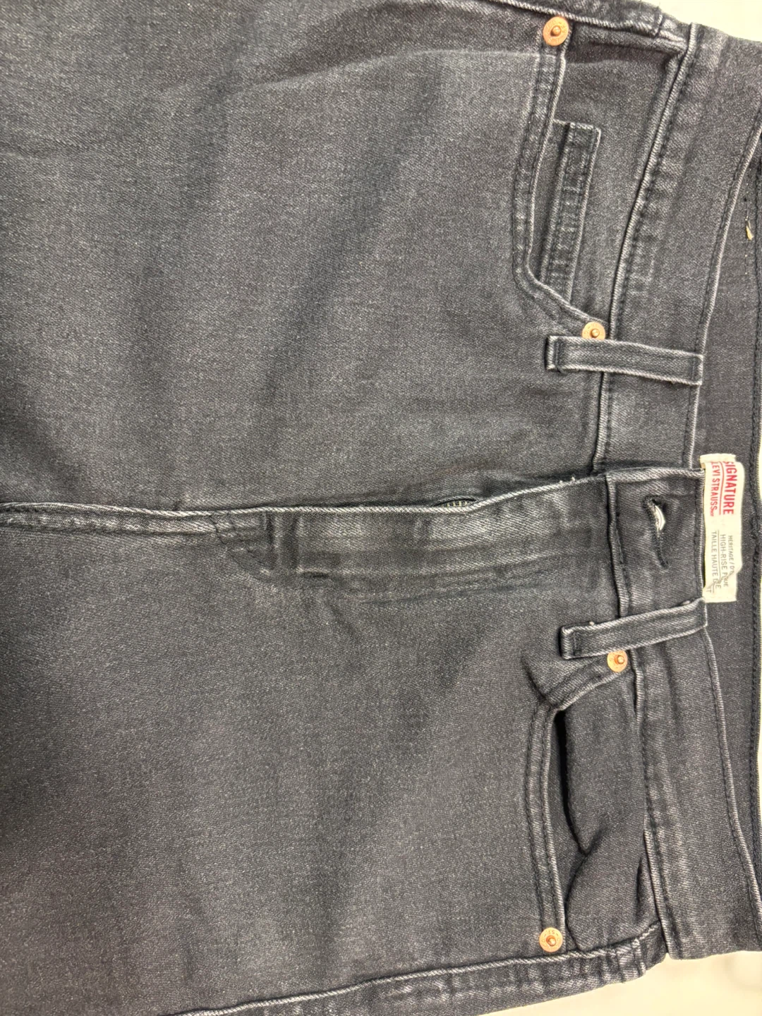 Women Jeans - Levi Strauss Signature Size 4 W27 Black - photo 2