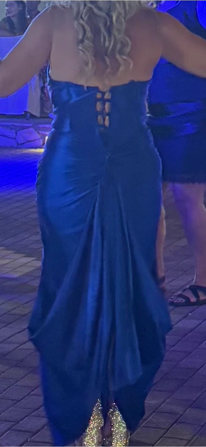 Royal blue evening dress - photo 4
