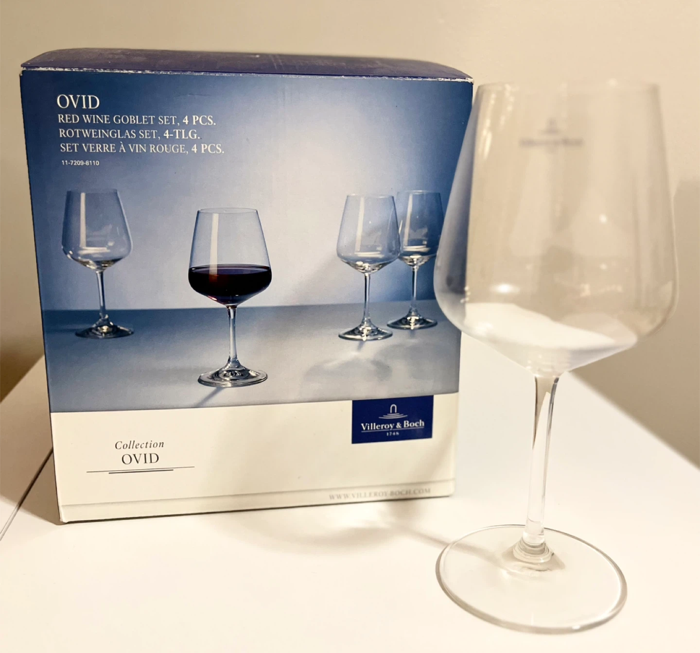 Villeroy & Boch Ovid Red Wine Goblet Set - 4 Pcs - photo 2