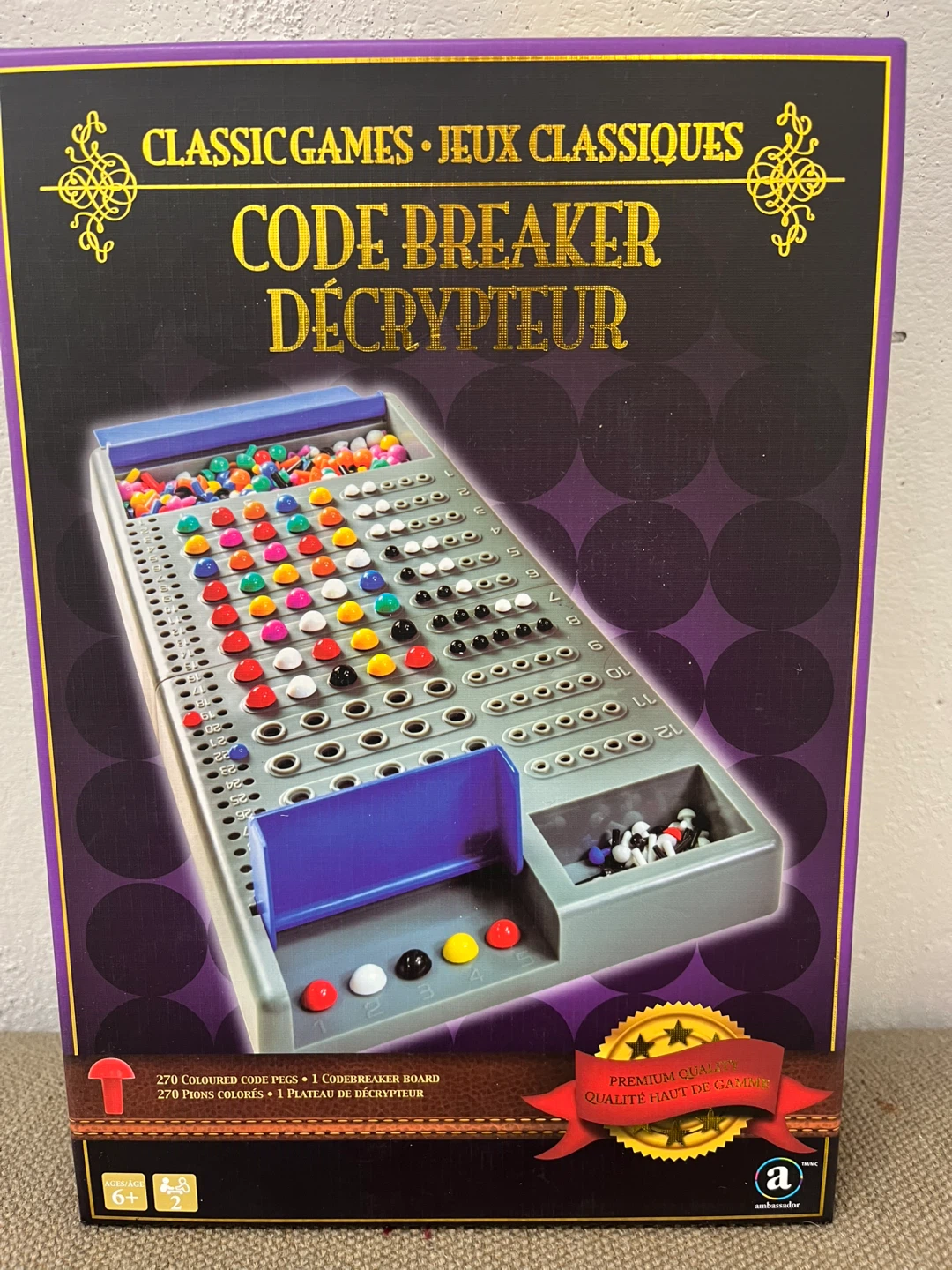 Mastermind Codebreaker Classic Games Board Game