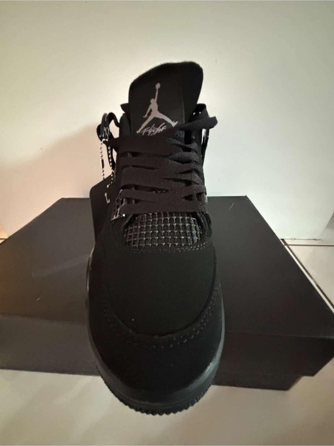Jordan 4 Noir Baskets - photo 2