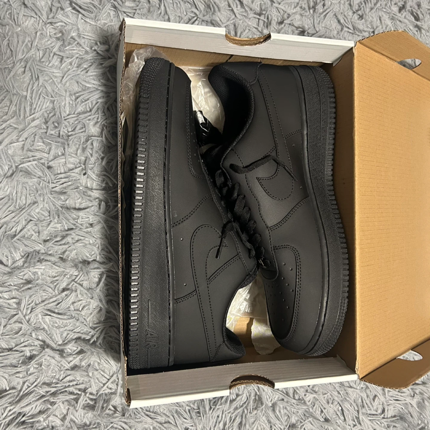 Nike Air Force 1 Shoes - Black - photo 2