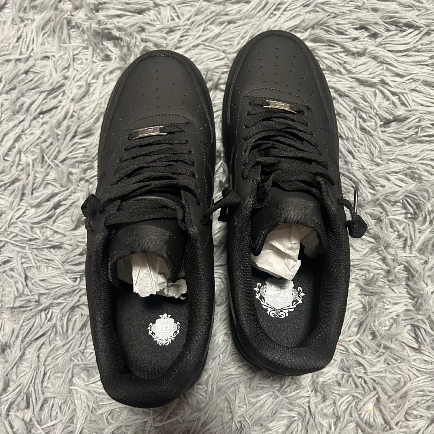 Nike Air Force 1 Shoes - Black - photo 3