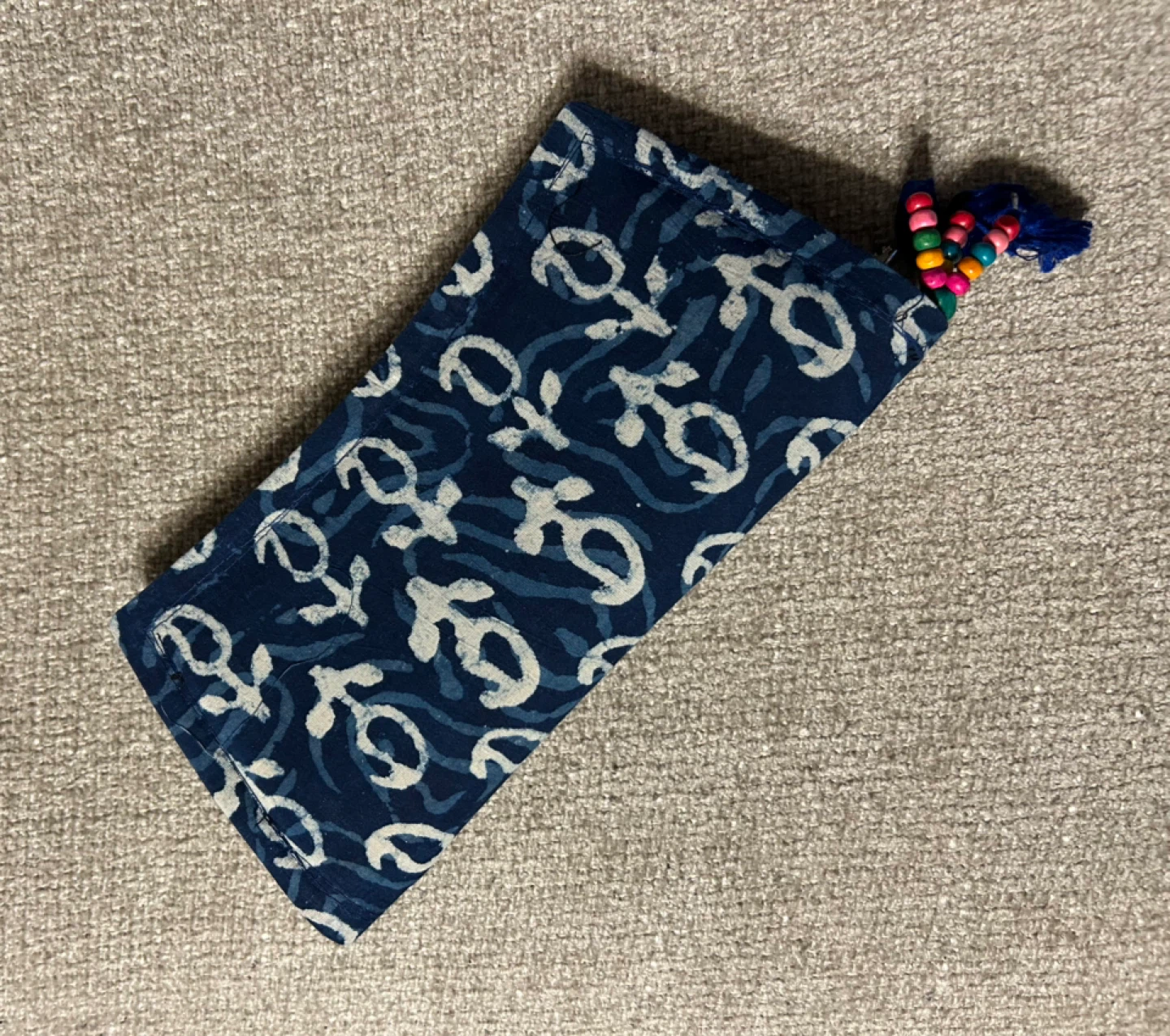 Patterned Zippered Pouch