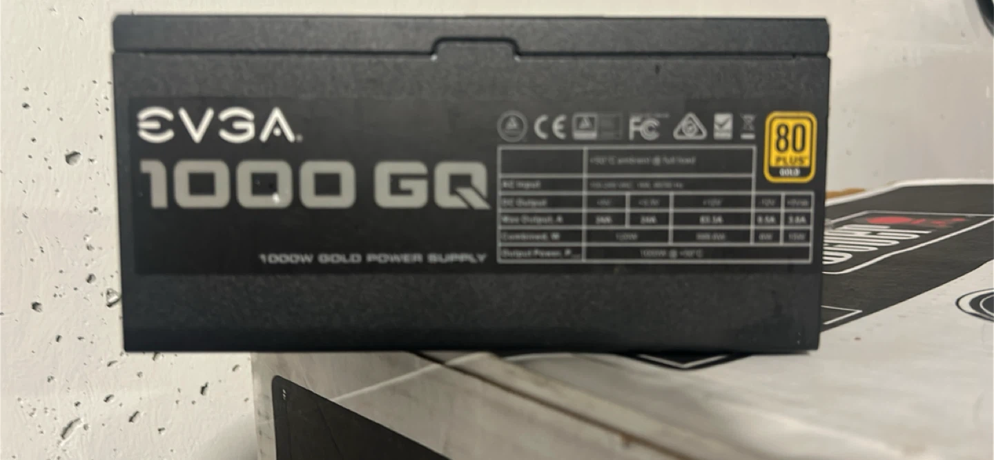 EVGA 1000 GQ 1000W Gold Power Supply