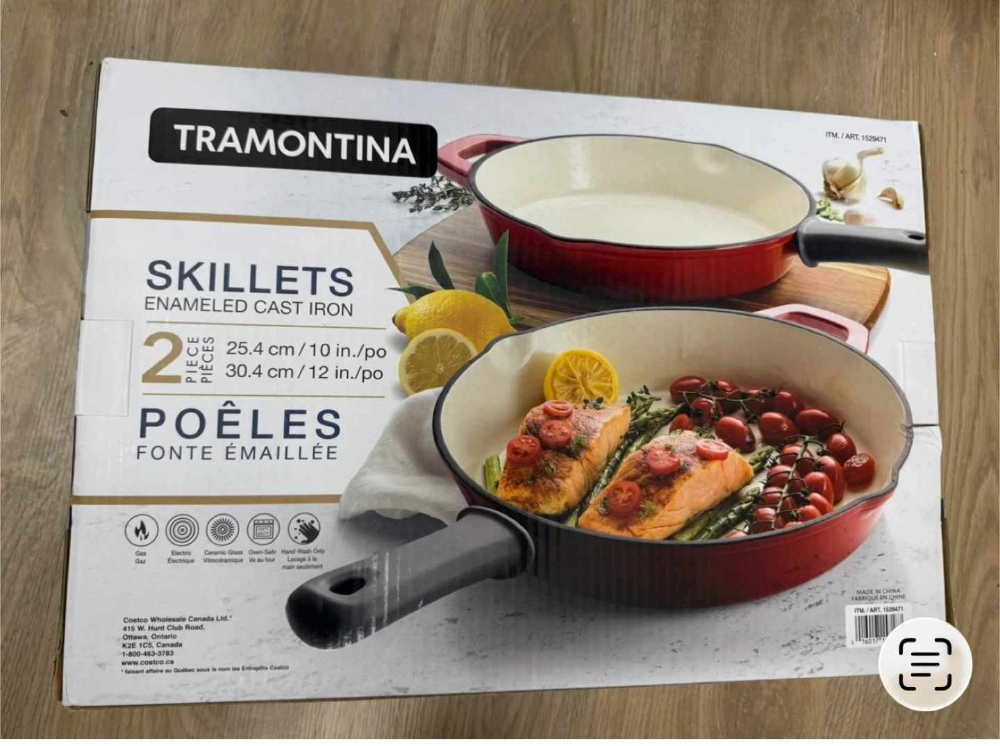Tramontina Enameled Cast Iron Skillet Set