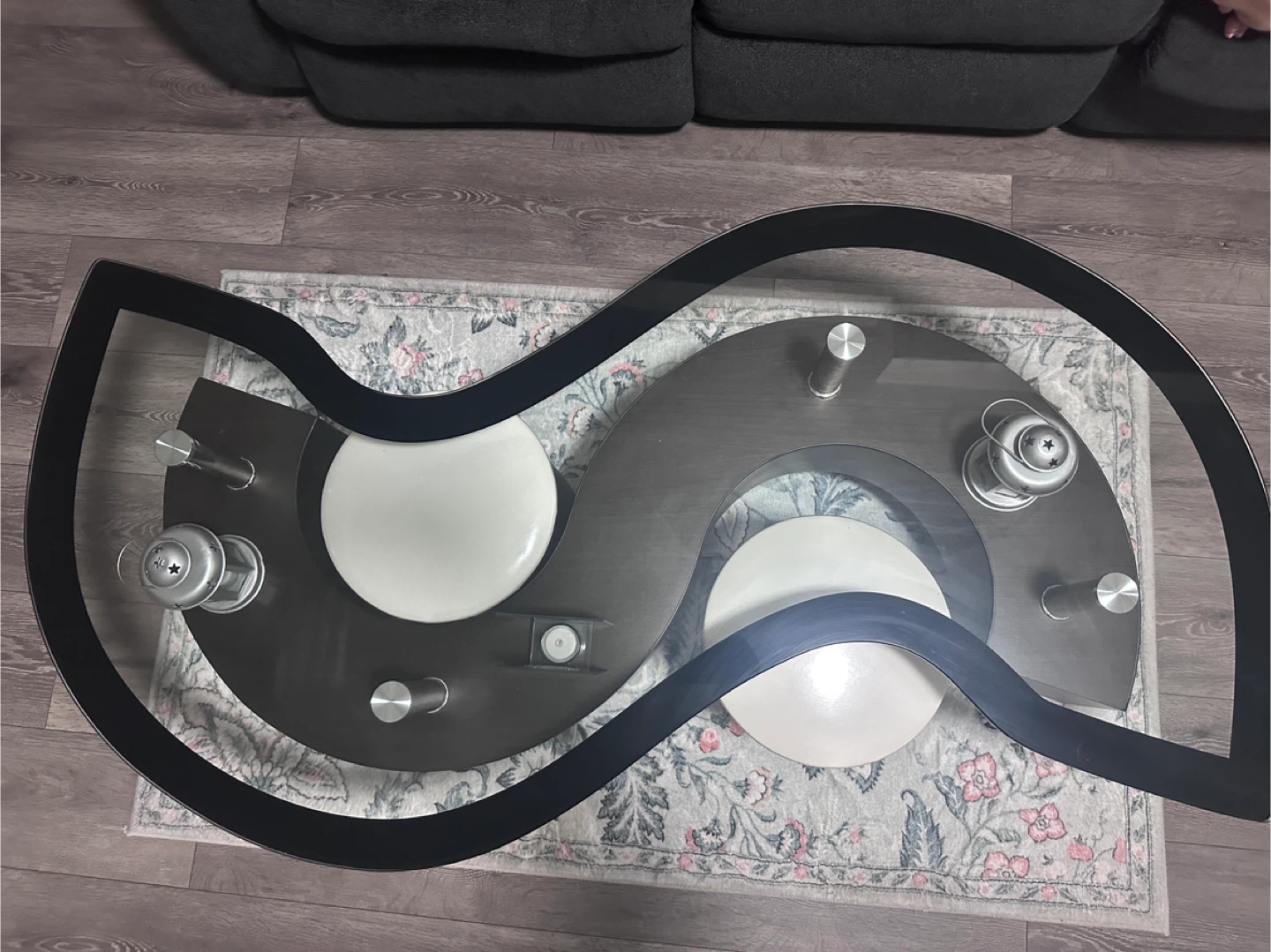Modern Glass Coffee Table With Extended Warranty (June 2029)
