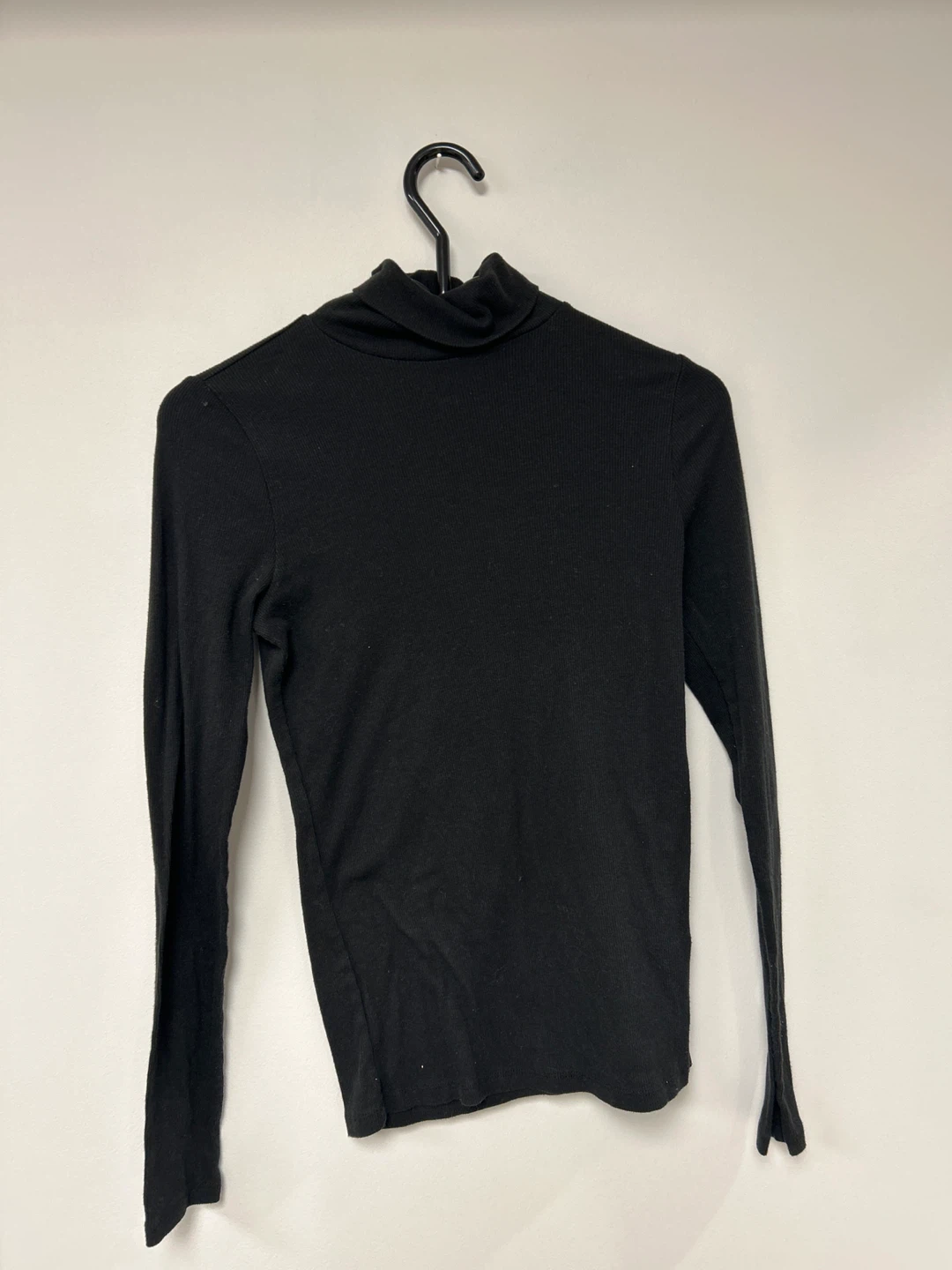 Hollister Black Turtleneck Long Sleeve Top Size M - photo 2