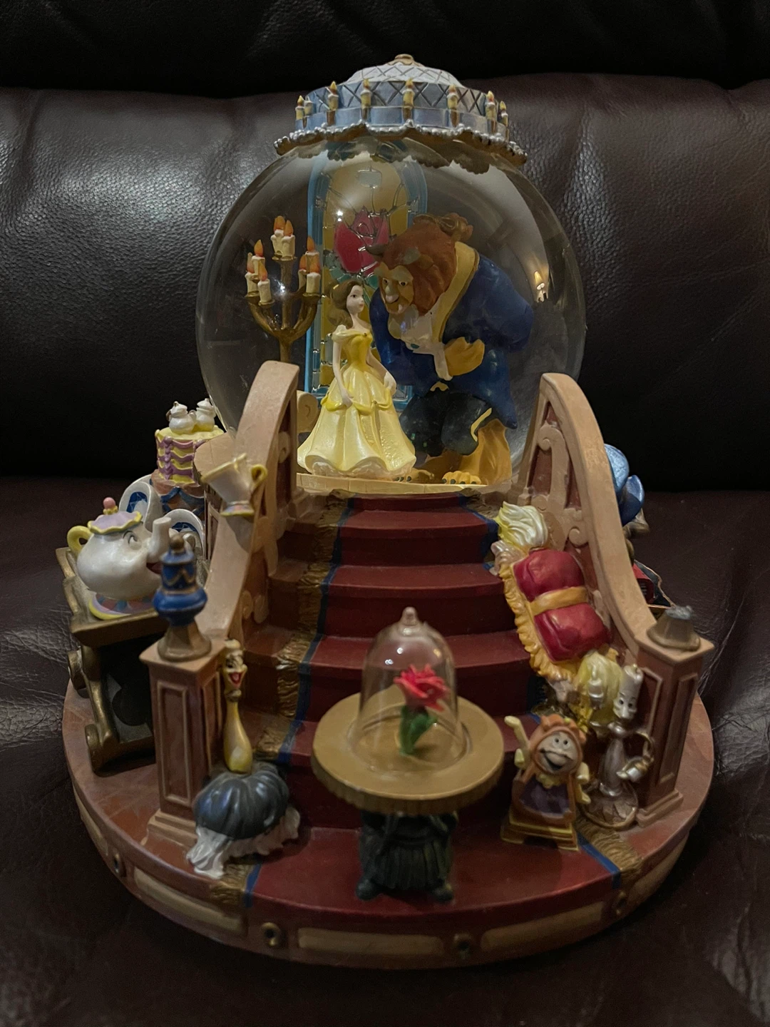 🥕Disney Beauty and the Beast Snow Globe