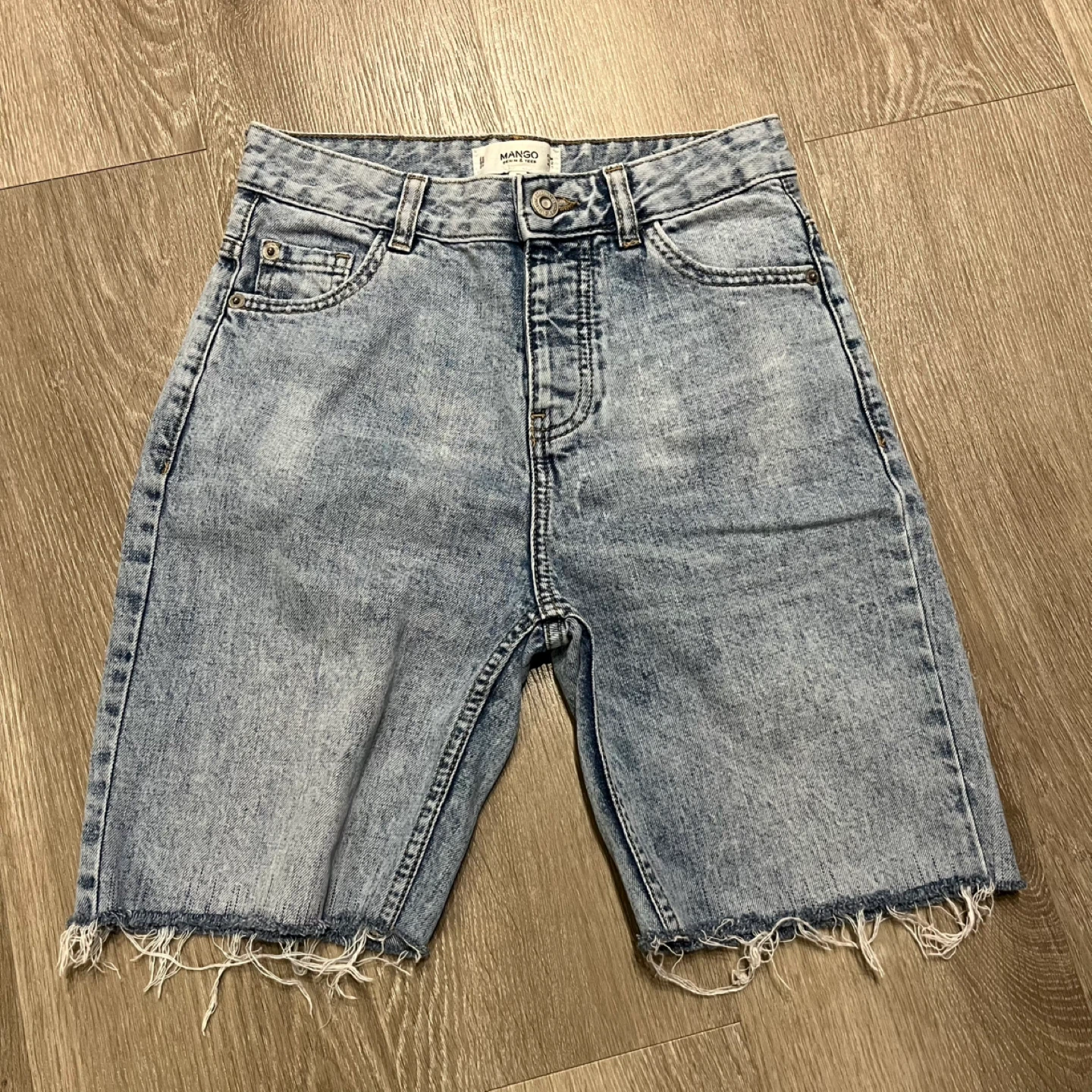 Mango Mom Denim Shorts - size2