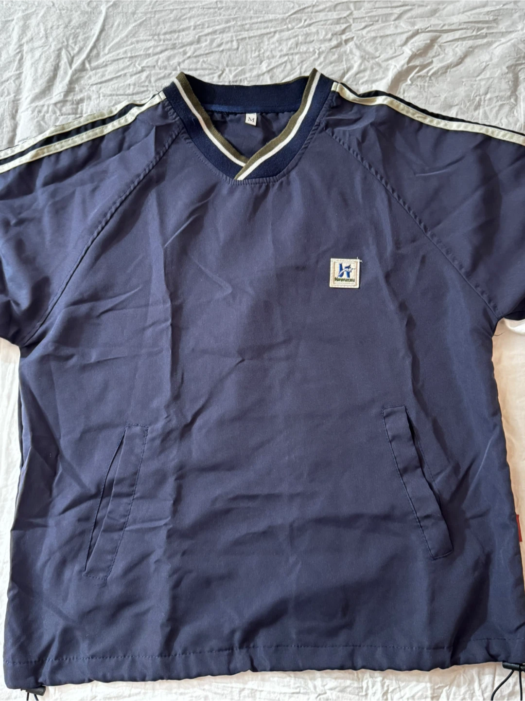 Navy Blue Pullover Jacket - Size M