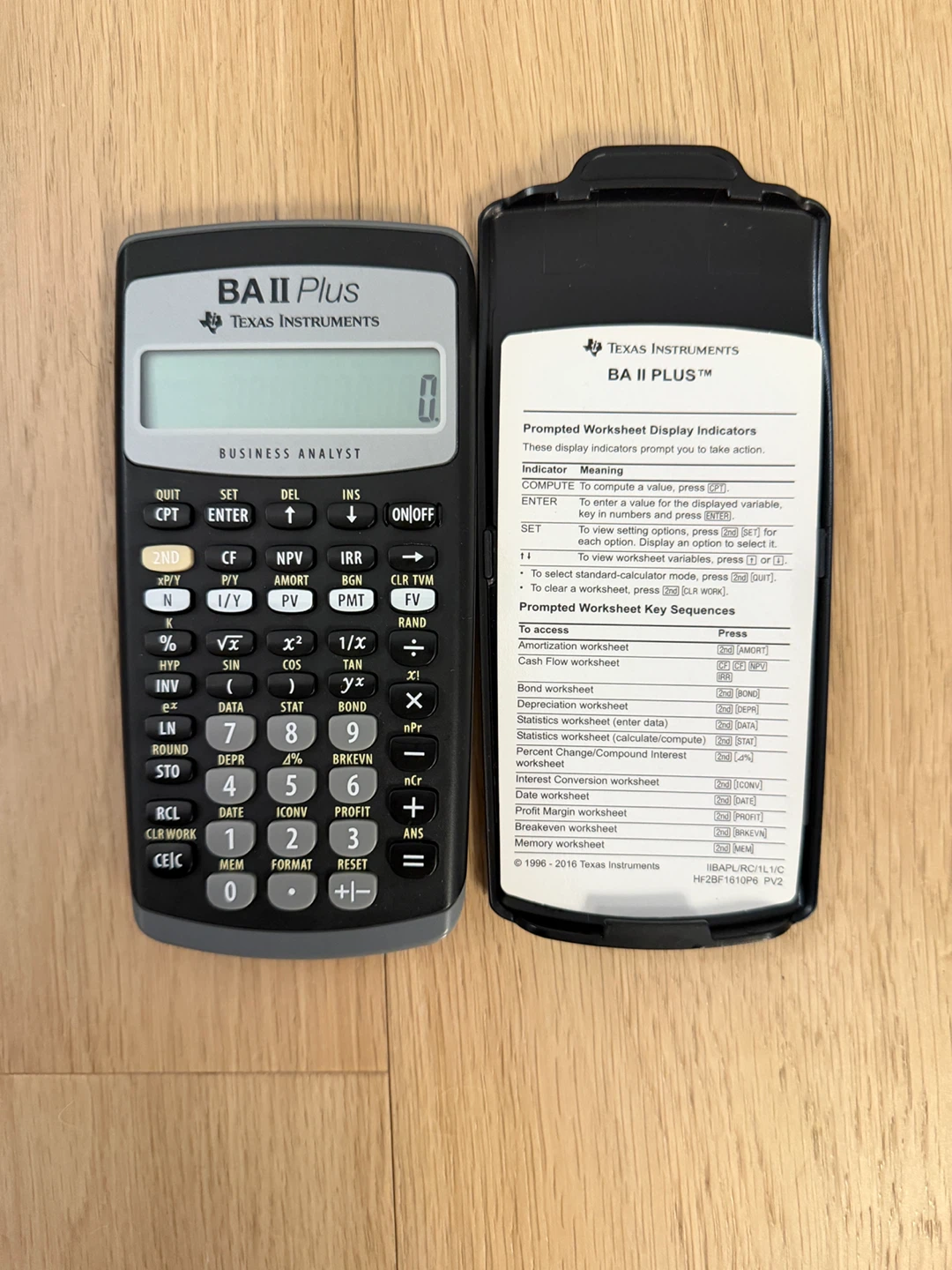 Texas Instruments BA II Plus Business Analyst Calculator