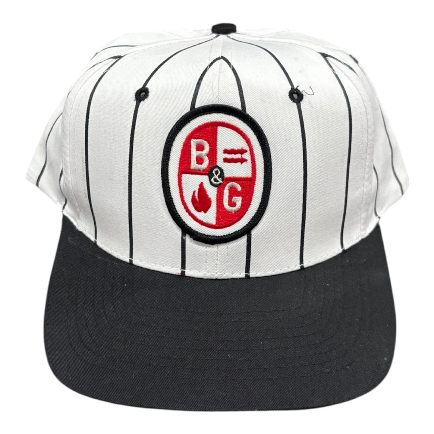 NISSIN CAP Pinstripe Snapback Hat