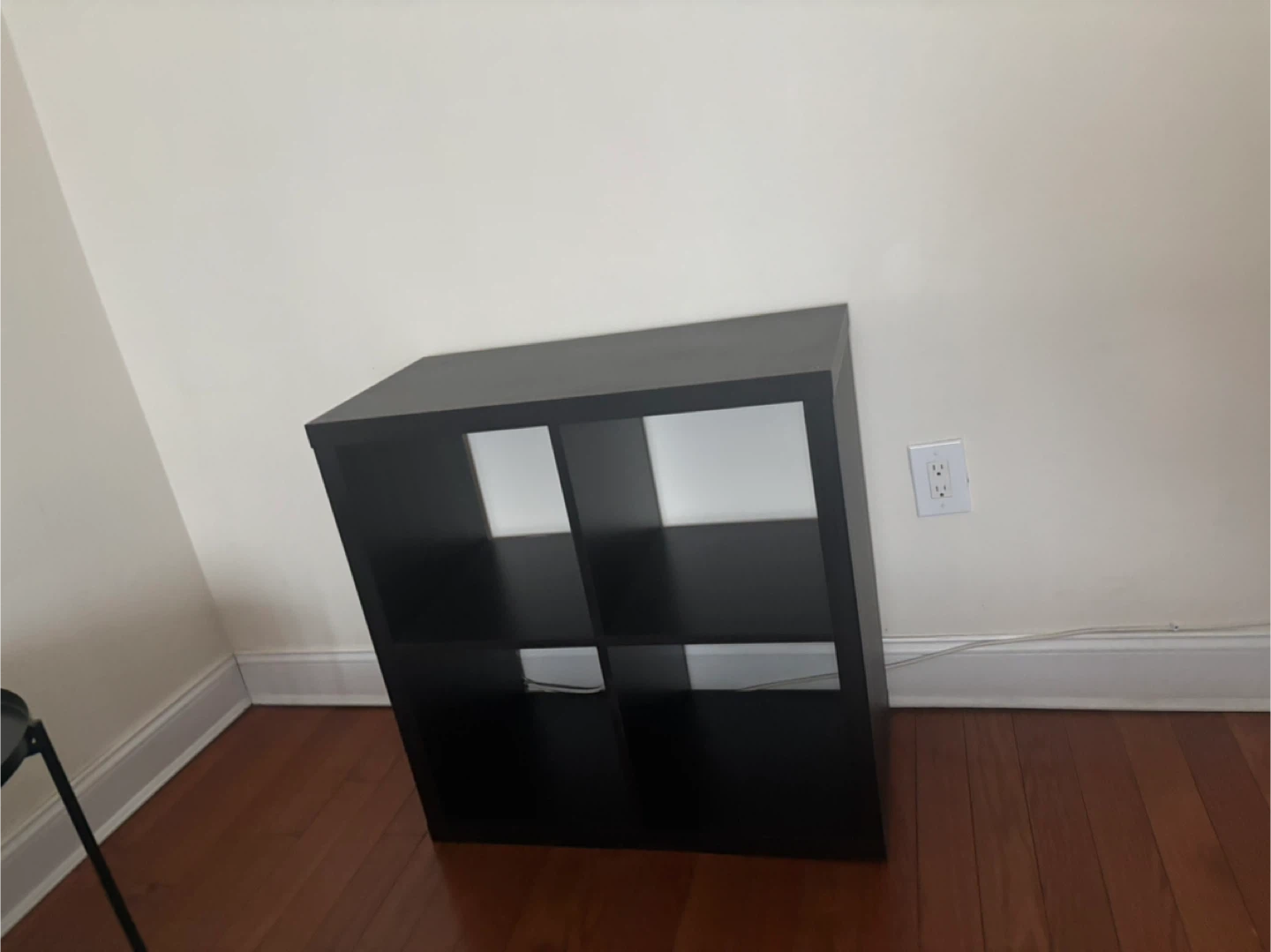 Black Cube Shelf Unit